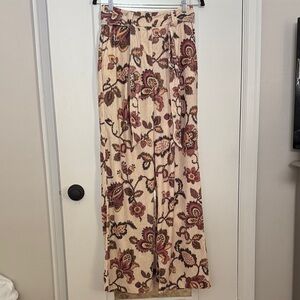 Sezane Niel Wide-Leg Trousers in Merveille